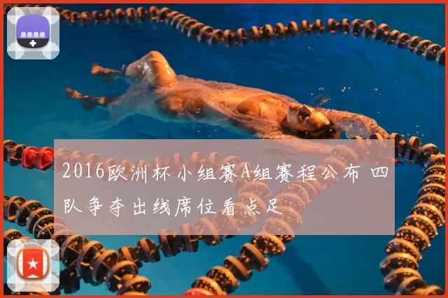 2016欧洲杯小组赛A组赛程公布 四队争夺出线席位看点足
